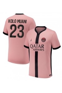 Paris Saint-Germain Randal Kolo Muani #23 Jalkapallovaatteet Kolmaspaita 2024-25 Lyhythihainen